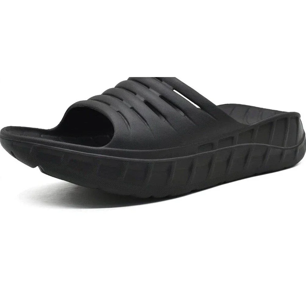 Kuailu Men’s Recovery Sandals Orthotic Arch Support Orthopaedic Slipper Size 15